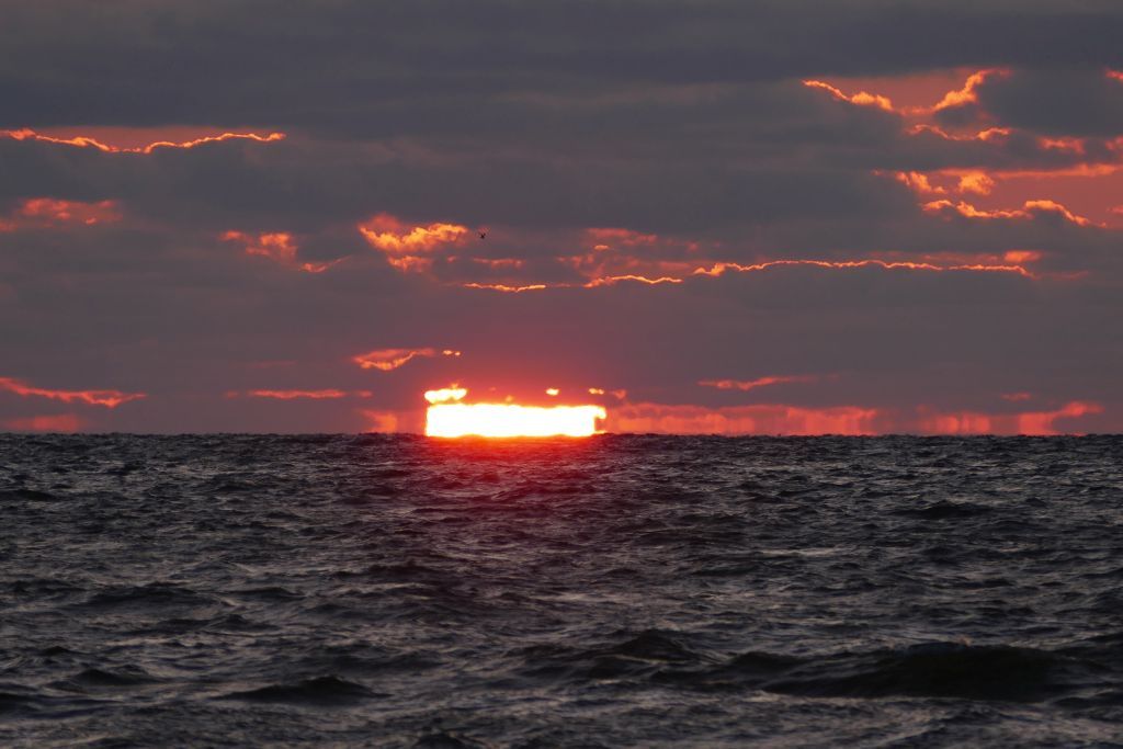 Sonnenuntergang Norden Lettland